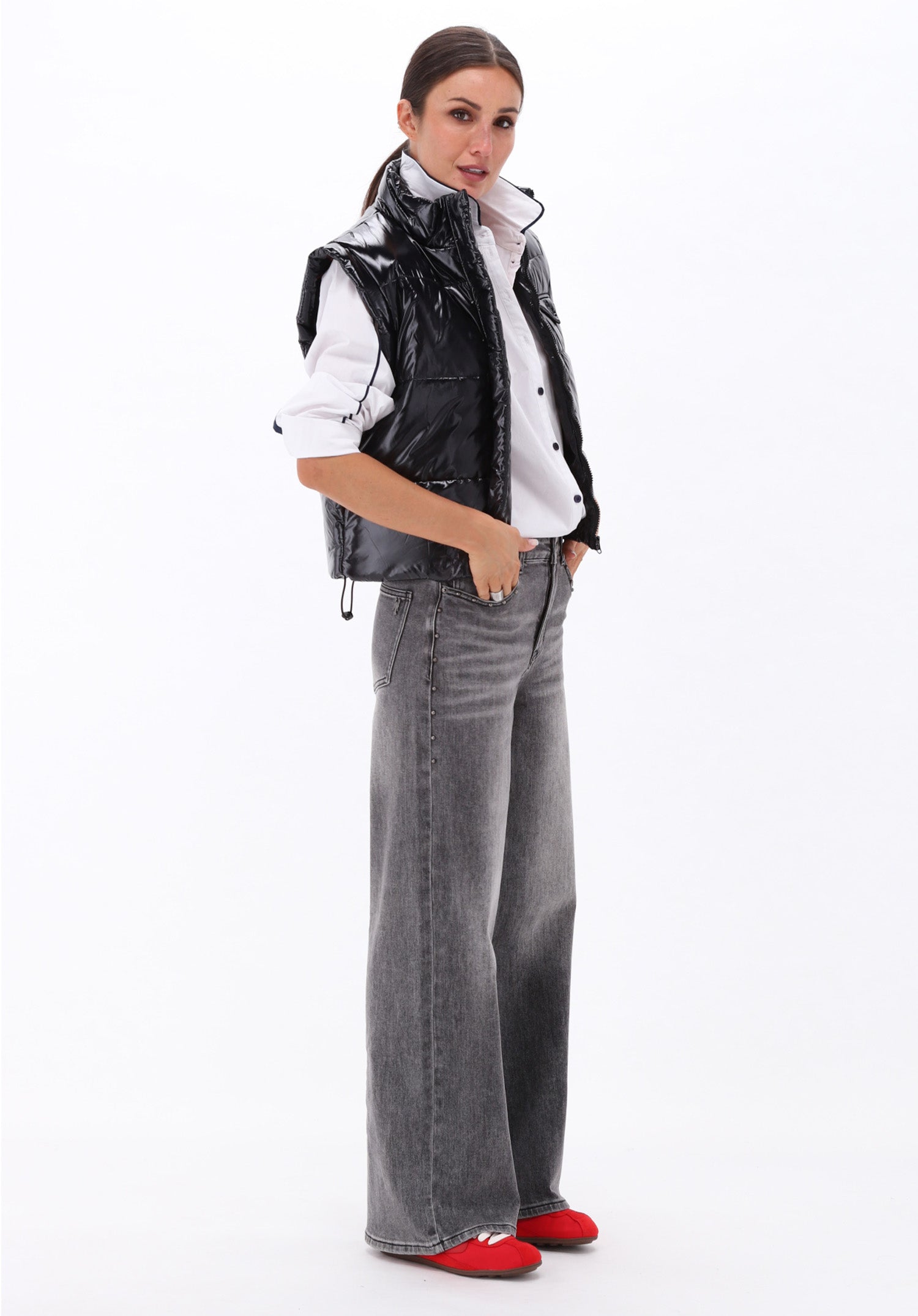 grey denim