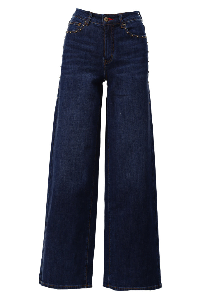 dark blue denim