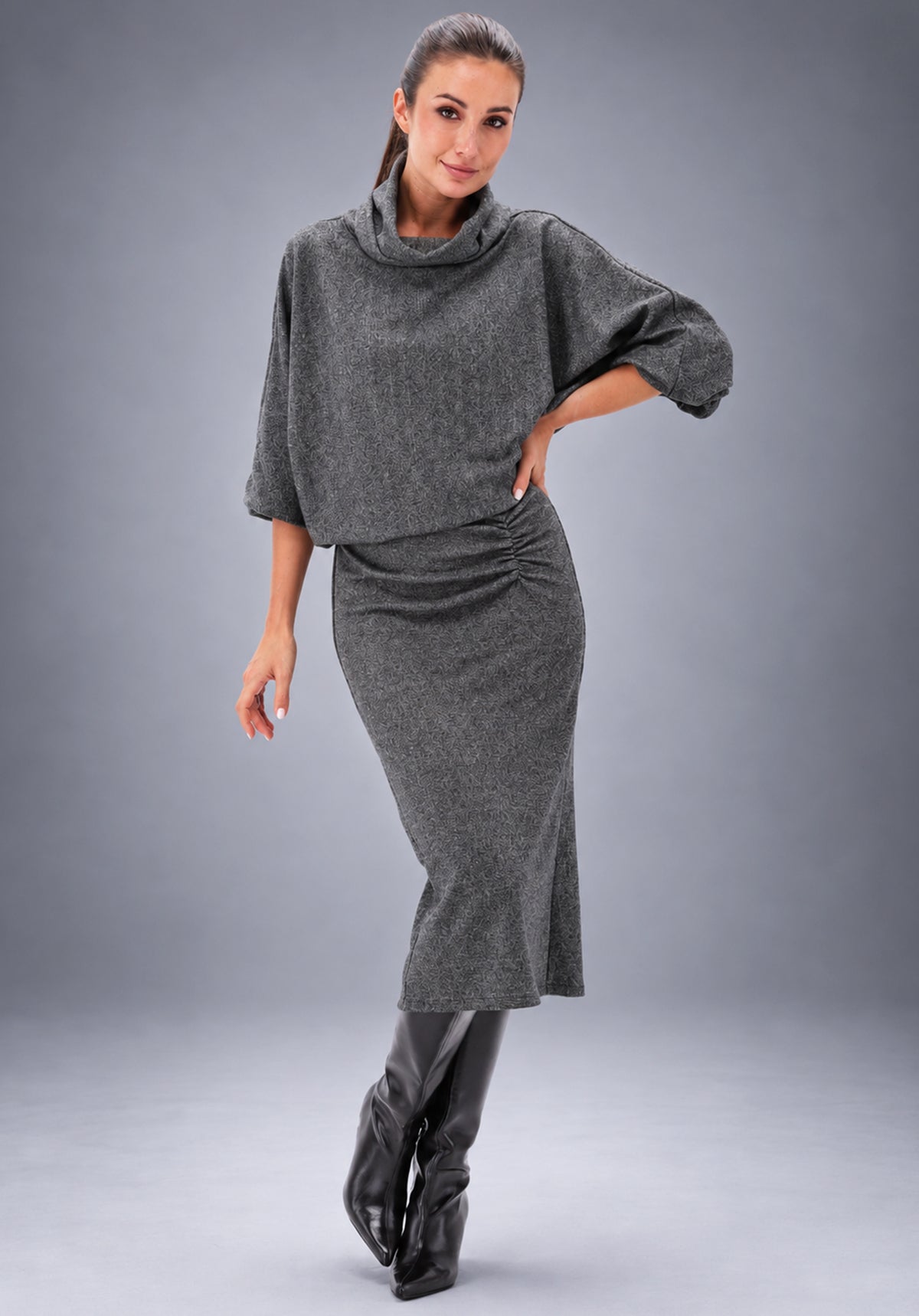 dark grey melange