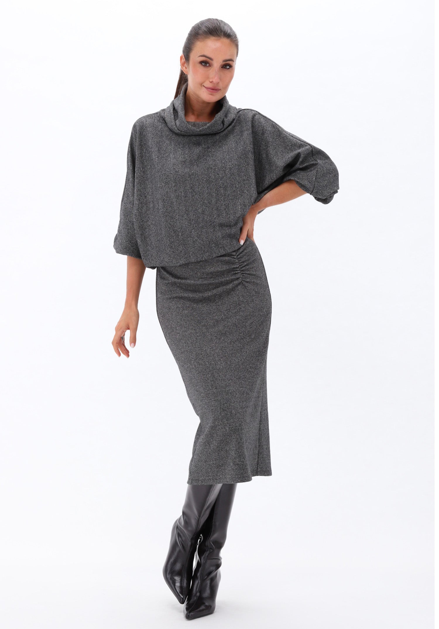 dark grey melange