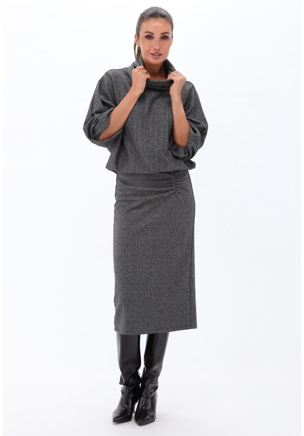 dark grey melange