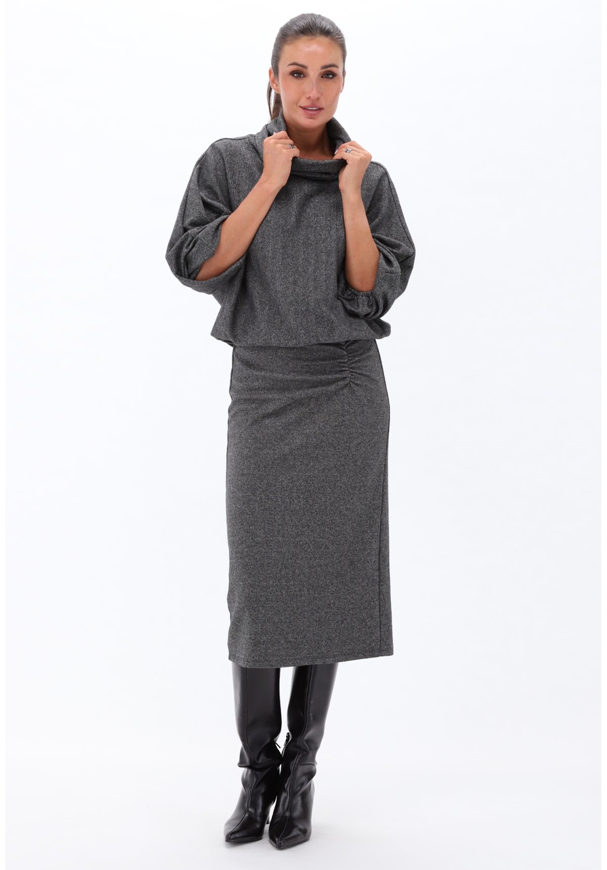 dark grey melange