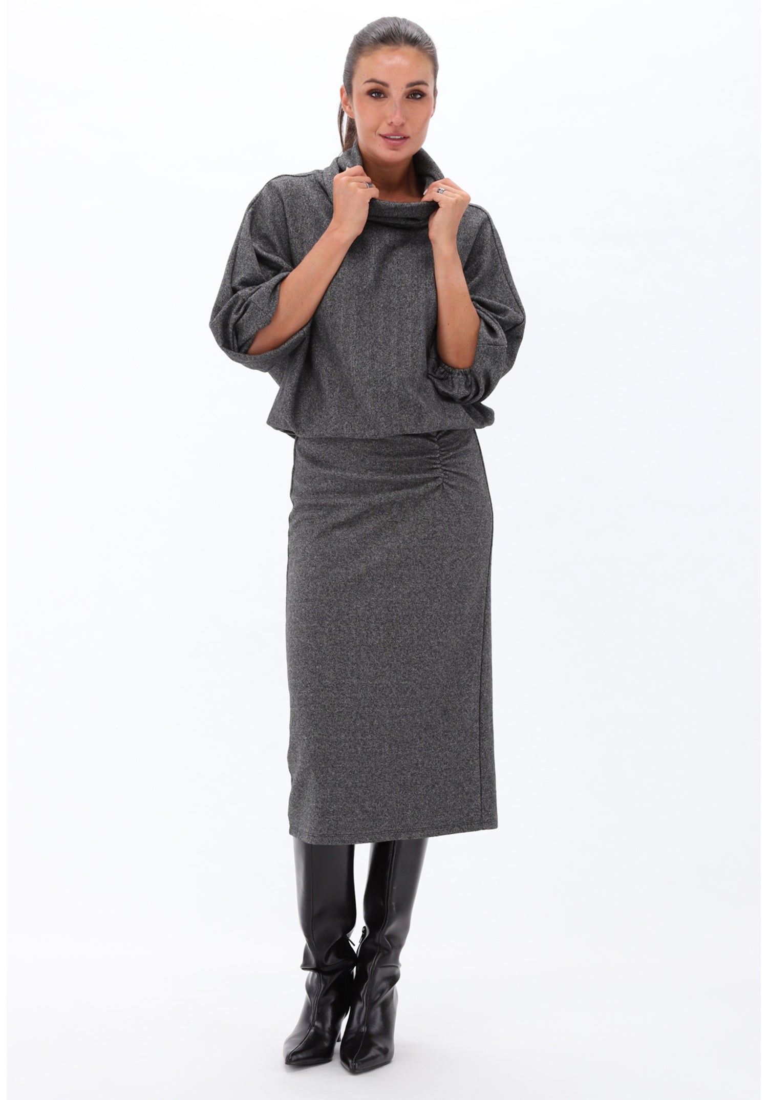 dark grey melange