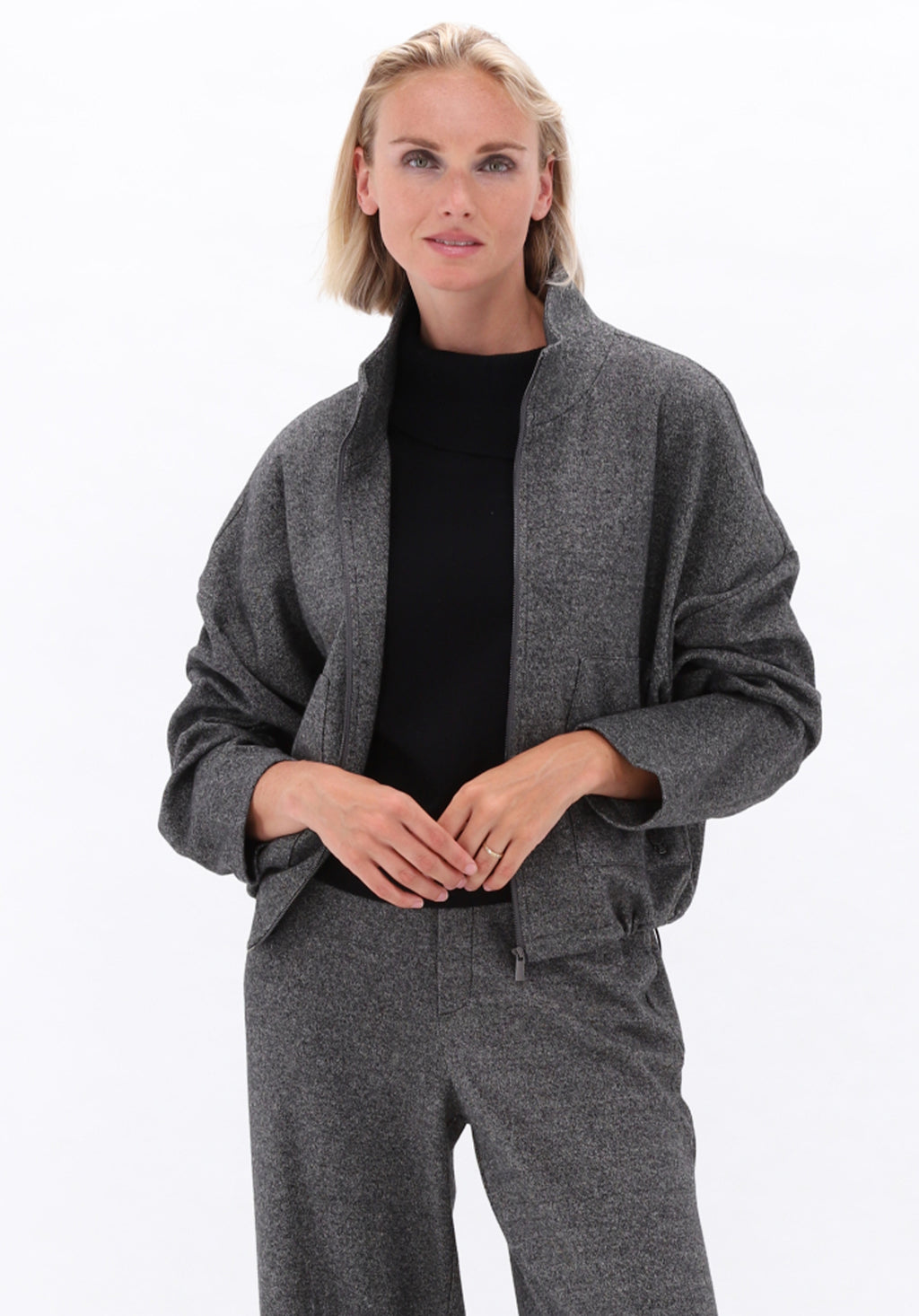 dark grey melange