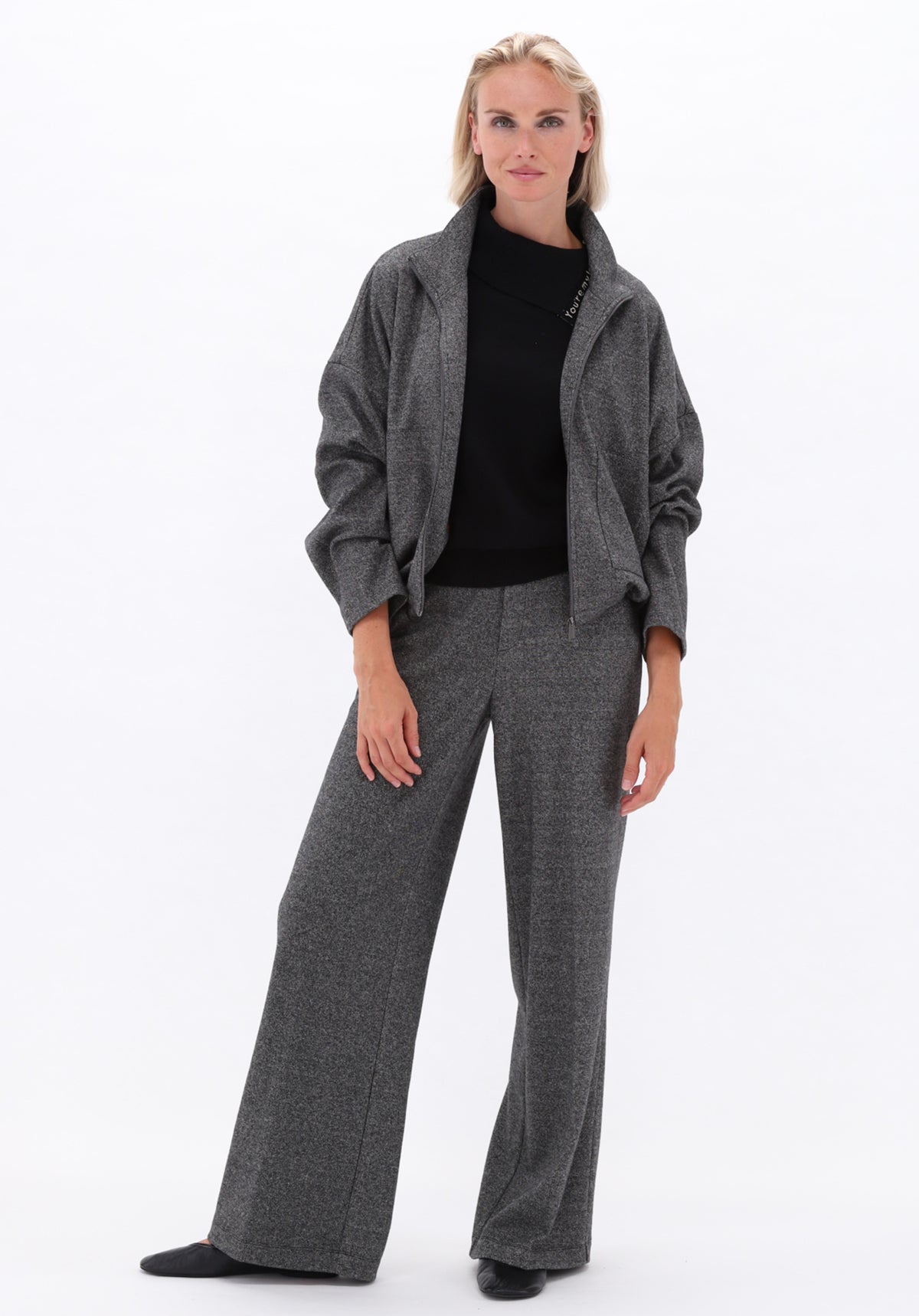 dark grey melange