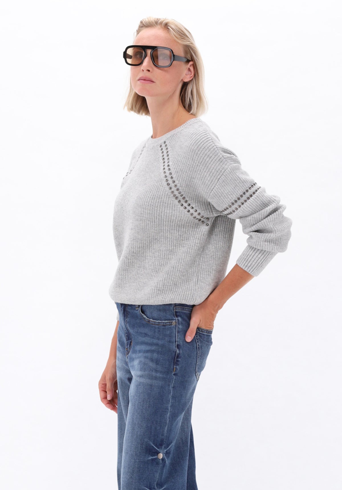 LIGHT GREY MELANGE
