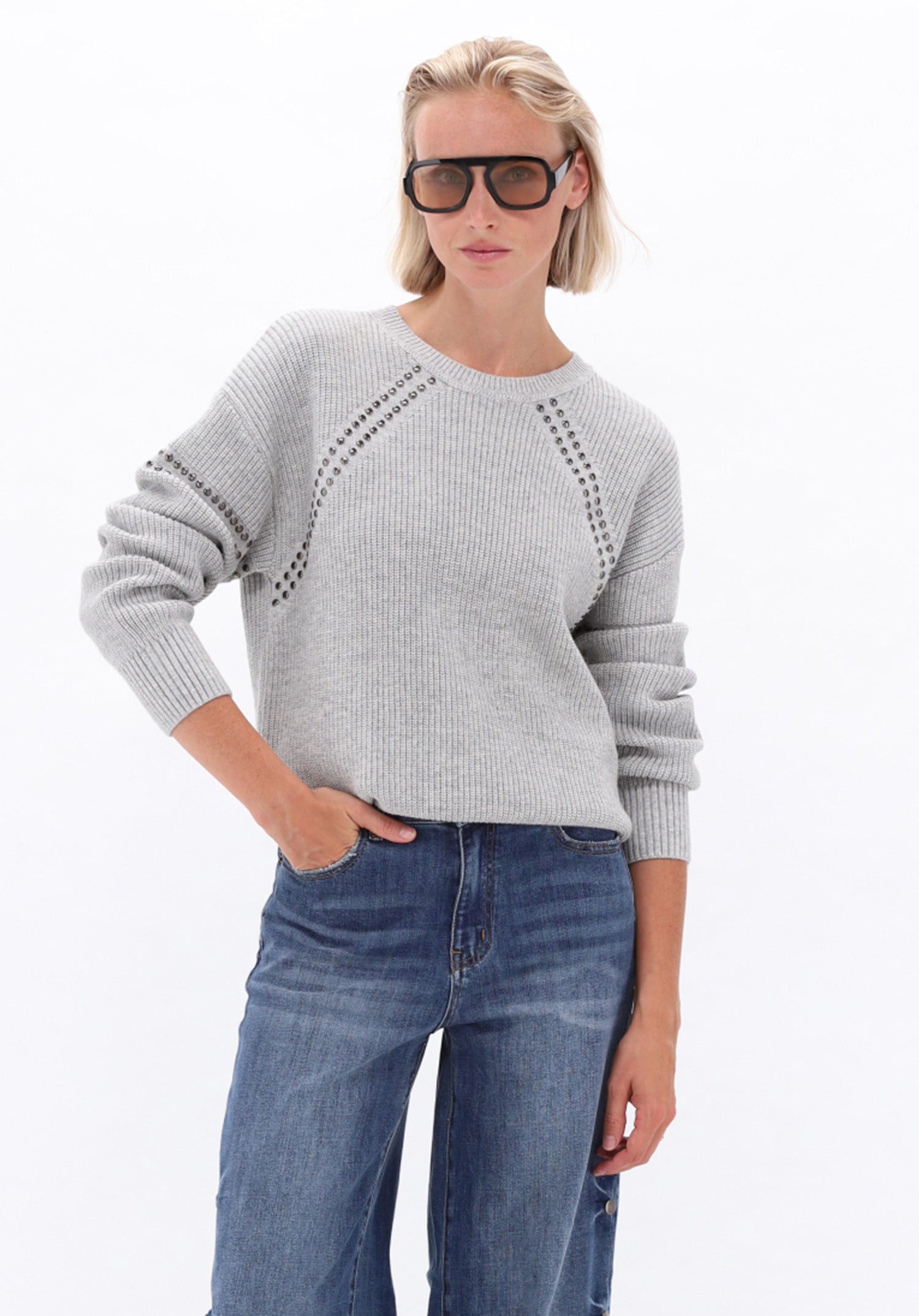 LIGHT GREY MELANGE