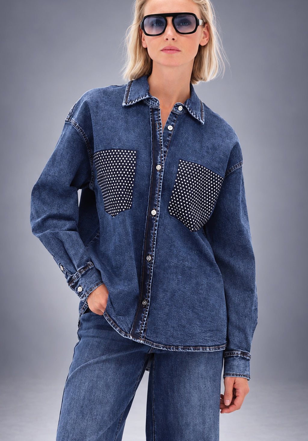 blue denim