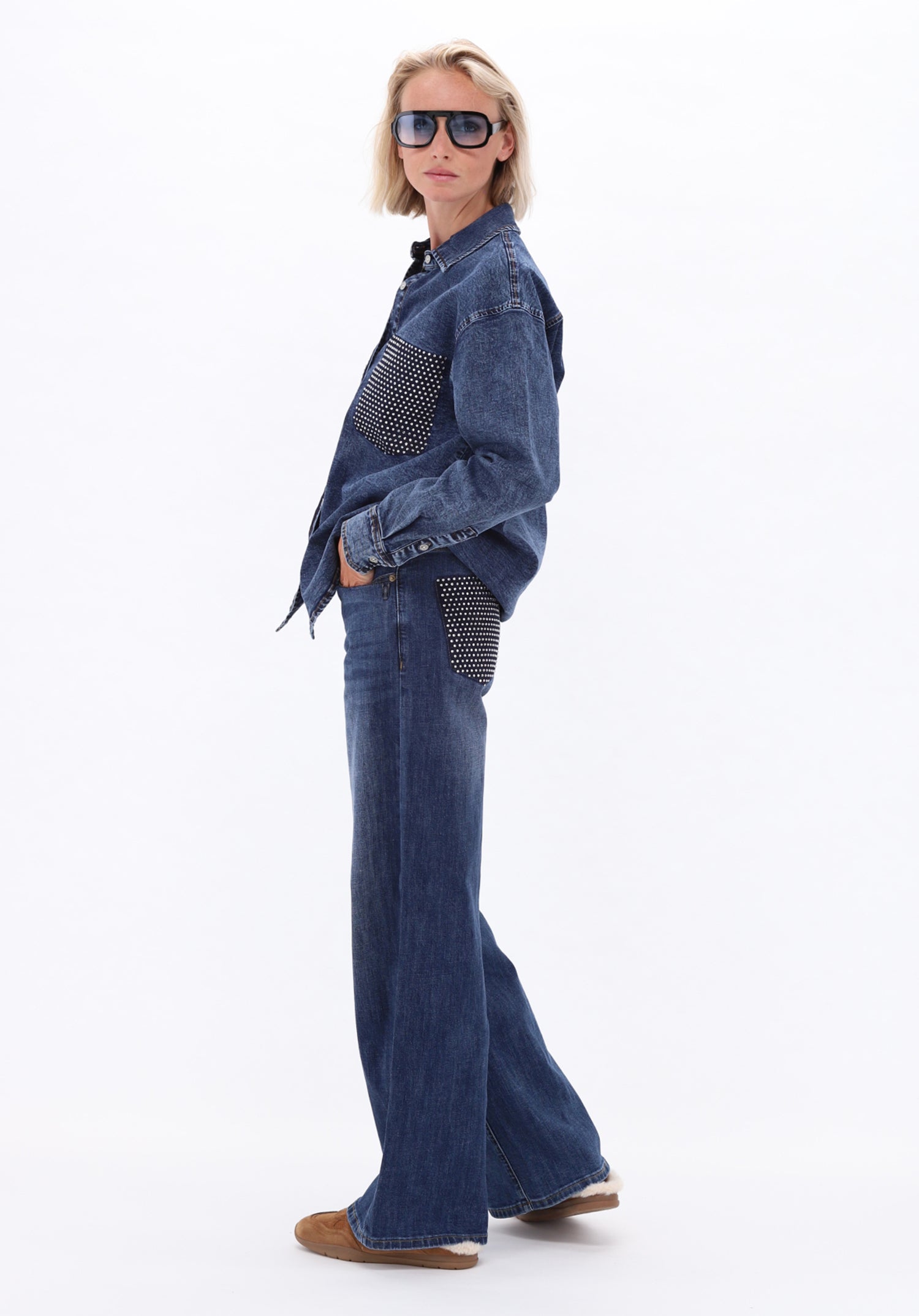 blue denim