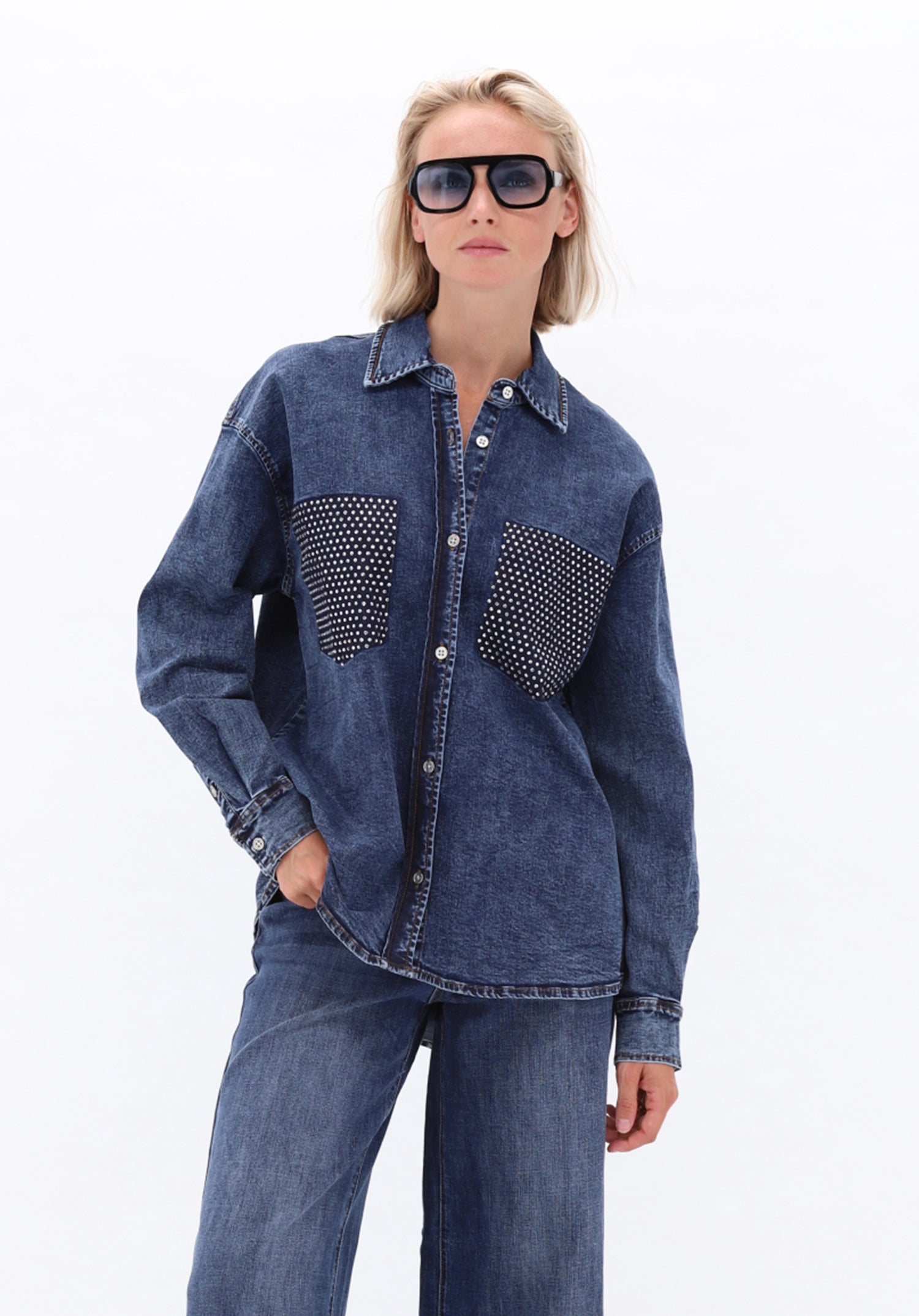 blue denim