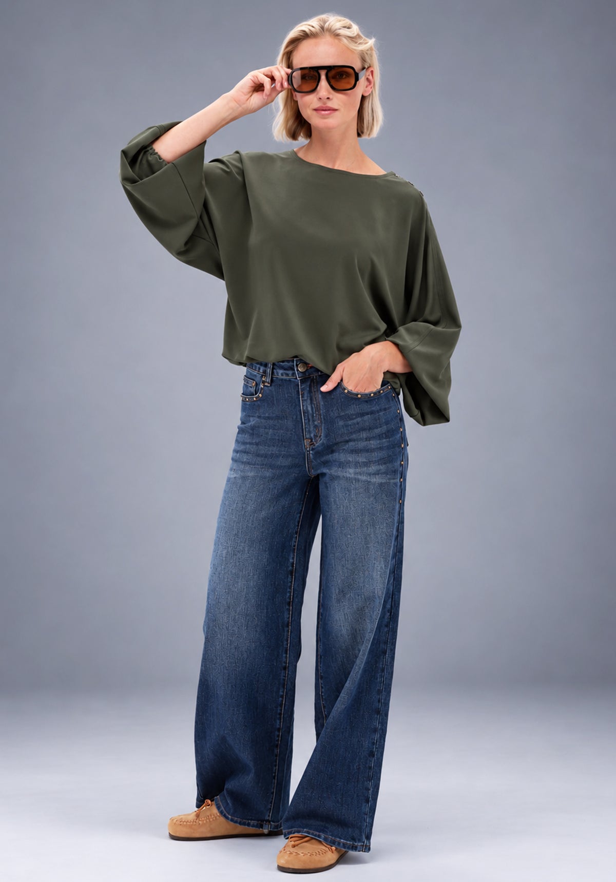 dark blue denim