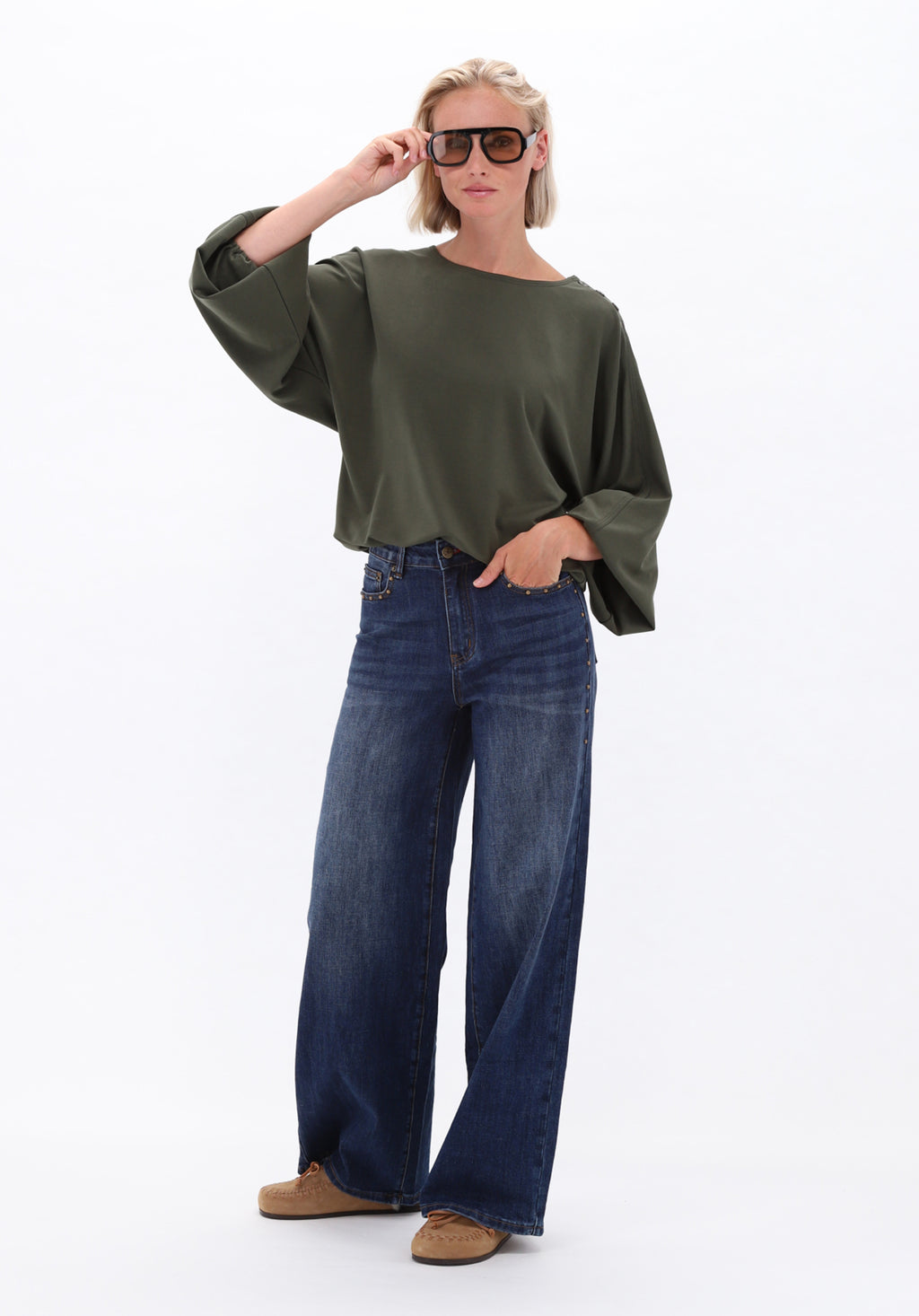 dark blue denim