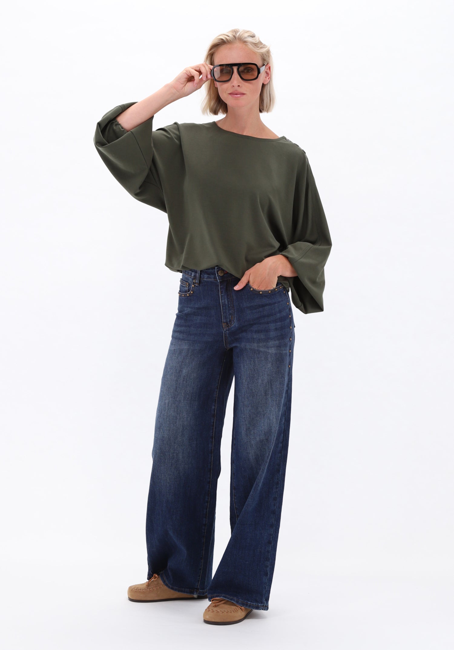 dark blue denim