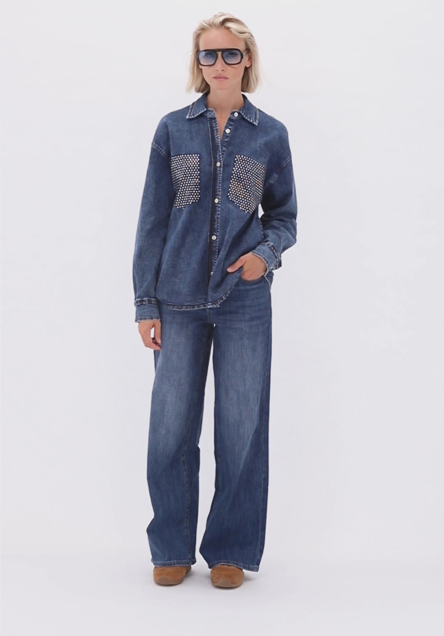 blue denim