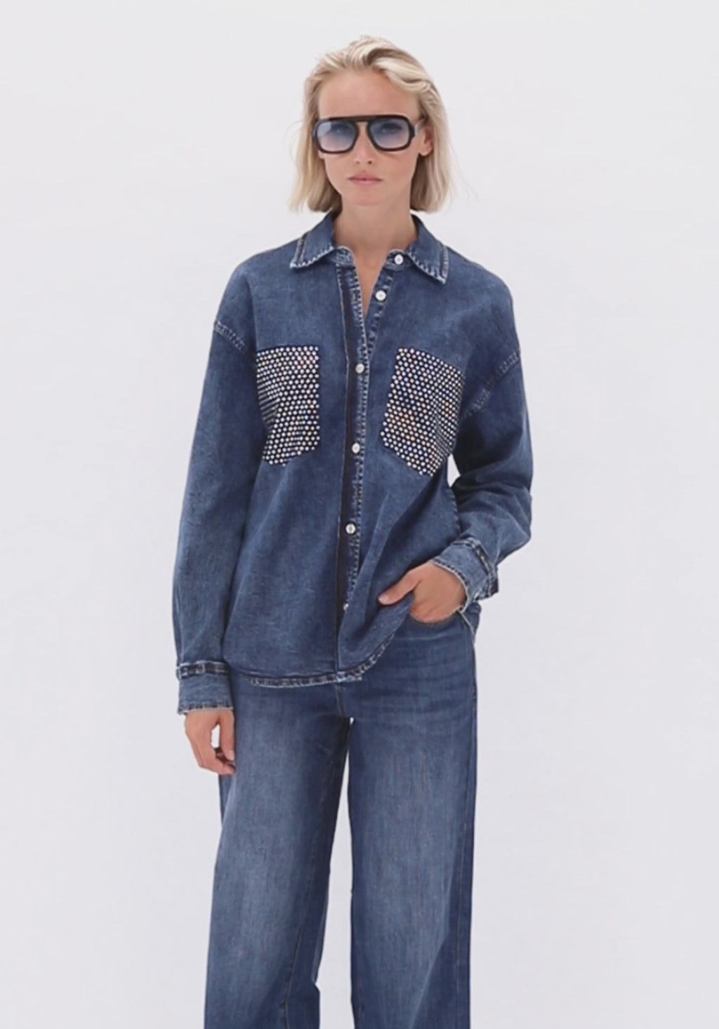 blue denim