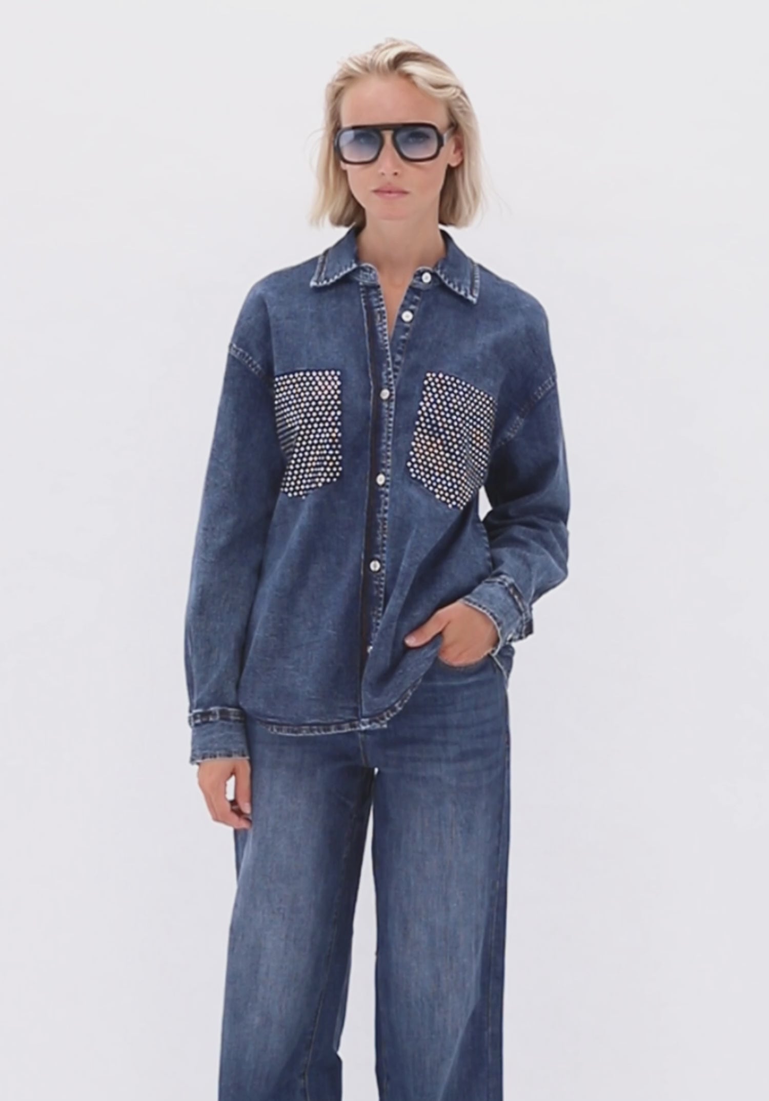 blue denim