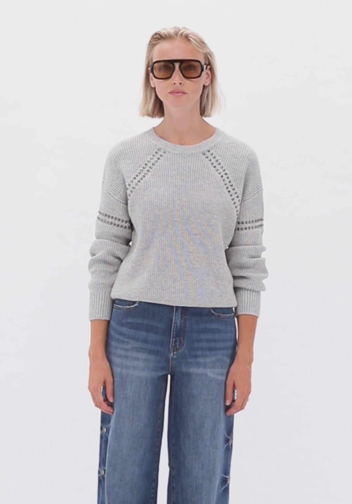 light grey melange
