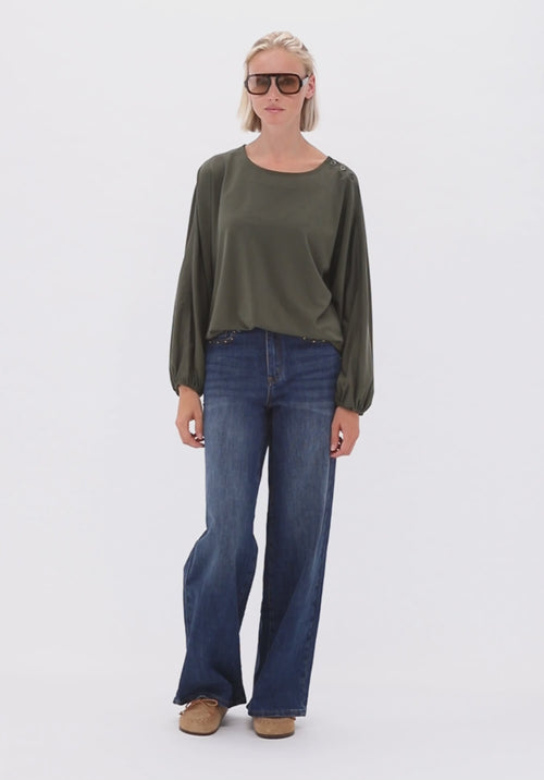 dark blue denim